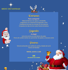 Menú Navideño en La Perla de Moratalaz
